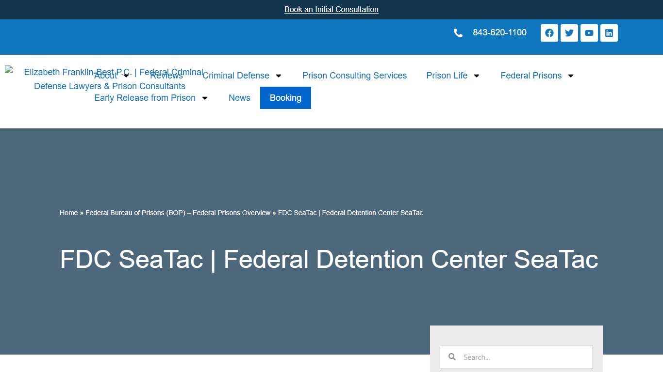 FDC SeaTac - Federal Detention Center SeaTac